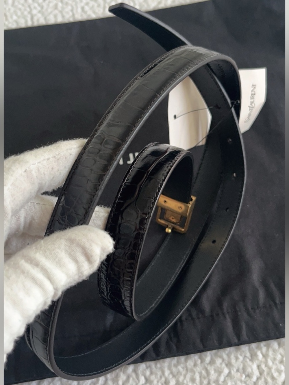 Saint Laurent La 66 Buckle Belt - Picture 11 of 16